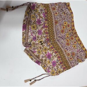 Spell Early Rare Boho Blossom Shorts in Yellow Colorway